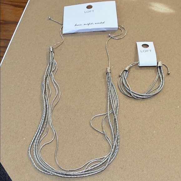 LOFT Jewelry - LOFT Multi-Strand Silver Necklace